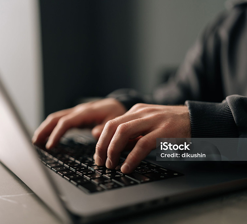 Using a laptop