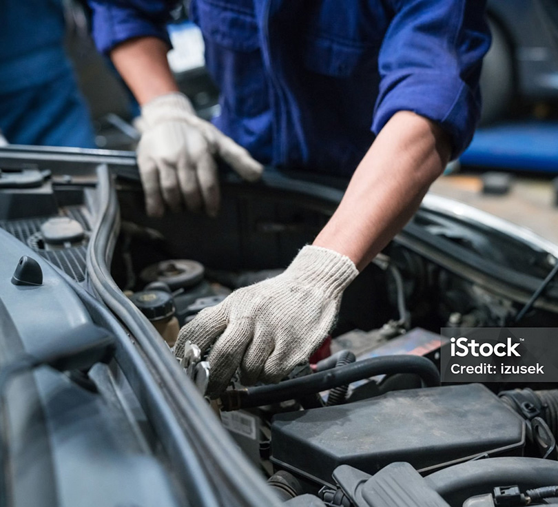 Fixing a car